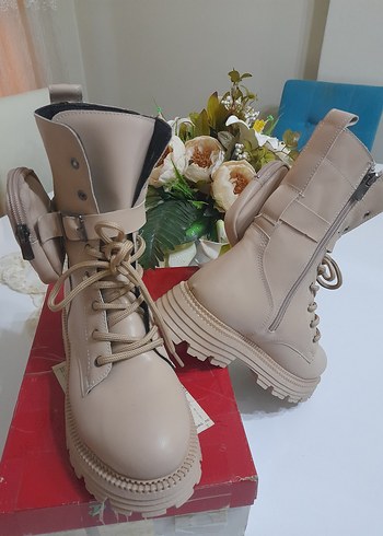 Walkway Bej Kürklü Kadın Bot Meru 25k - Görsel 8