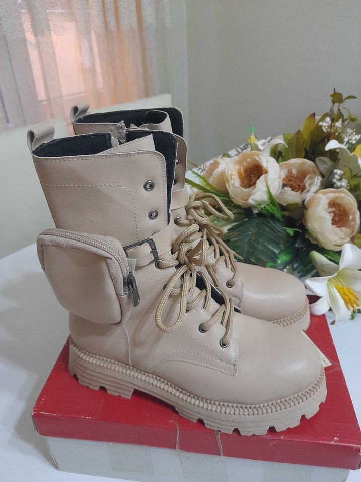 Walkway Bej Kürklü Kadın Bot Meru 25k - Görsel 3