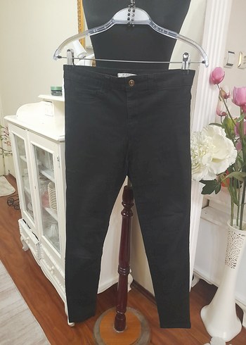 Siyah Kadın Skinny Denim Pantolon - Görsel 11