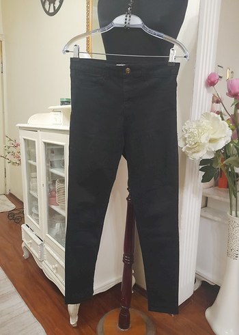 Siyah Kadın Skinny Denim Pantolon - Görsel 16