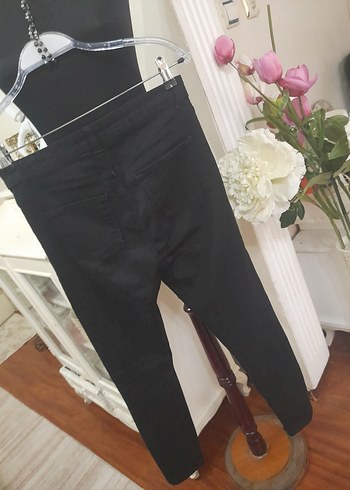 Siyah Kadın Skinny Denim Pantolon - Görsel 10