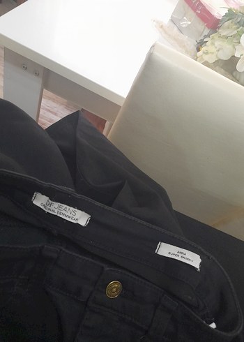 Siyah Kadın Skinny Denim Pantolon - Görsel 9