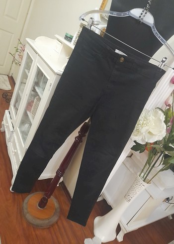 Siyah Kadın Skinny Denim Pantolon - Görsel 2