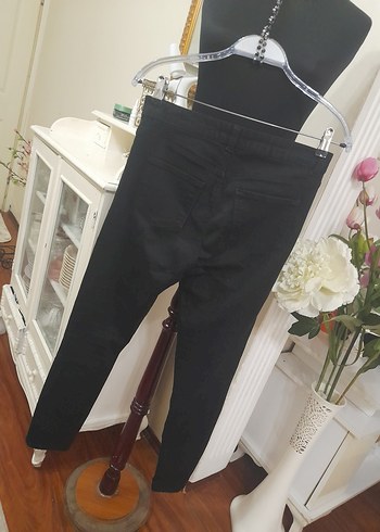 Siyah Kadın Skinny Denim Pantolon - Görsel 7