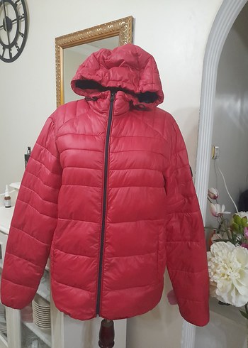 Jack Jones Erkek Kırmızı Düğmeli Mont - Görsel 12