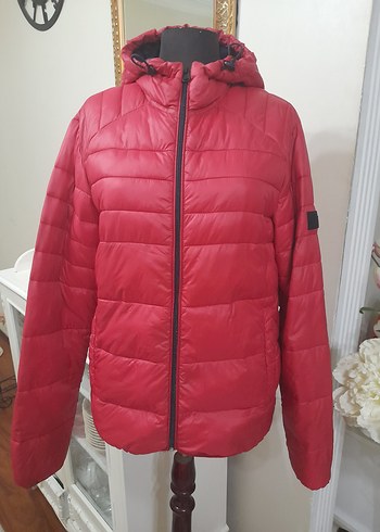 Jack Jones Erkek Kırmızı Düğmeli Mont - Görsel 17