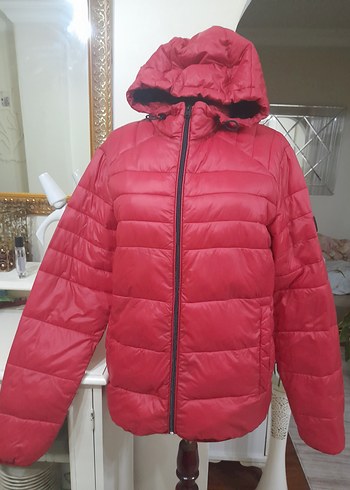 Jack Jones Erkek Kırmızı Düğmeli Mont - Görsel 14