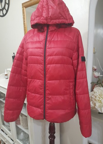 Jack Jones Erkek Kırmızı Düğmeli Mont - Görsel 8