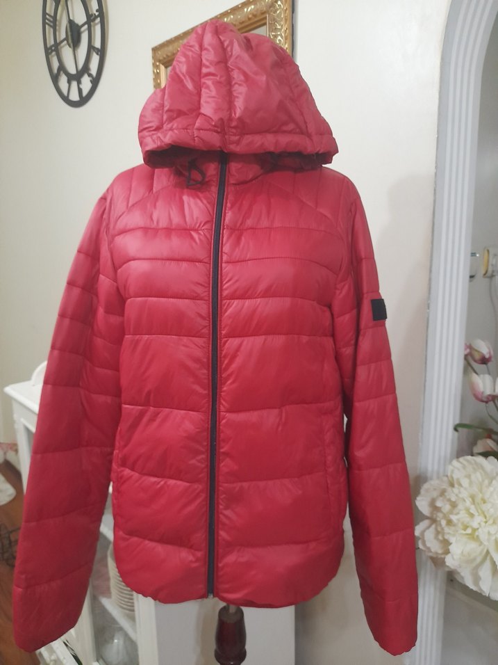 Jack Jones Erkek Kırmızı Düğmeli Mont - Görsel 4