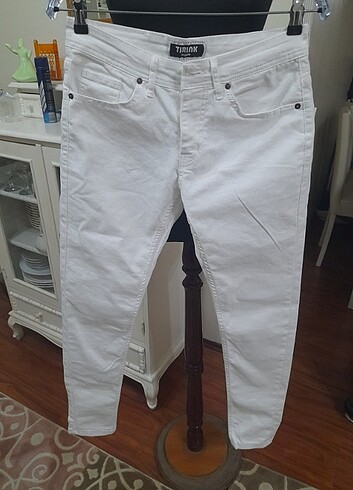 32 Beden Beyaz pantolon jeans 