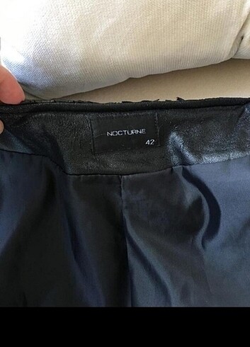 Şık Deri ceket Nocturne - Görsel 6