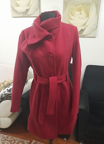 Kaşe şık kaliteli kaban #defacto - Görsel 8