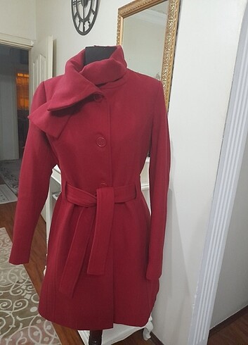 Kaşe şık kaliteli kaban #defacto - Görsel 12