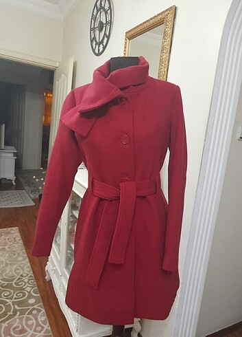 Kaşe şık kaliteli kaban #defacto - Görsel 16