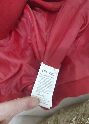Kaşe şık kaliteli kaban #defacto - Görsel 17