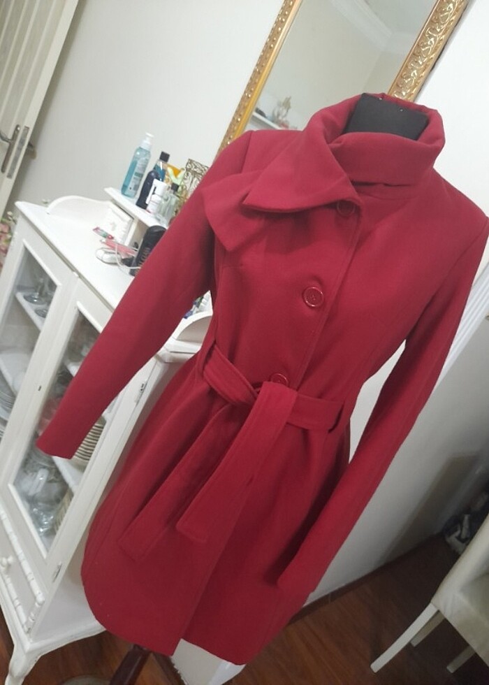 Kaşe şık kaliteli kaban #defacto - Görsel 5