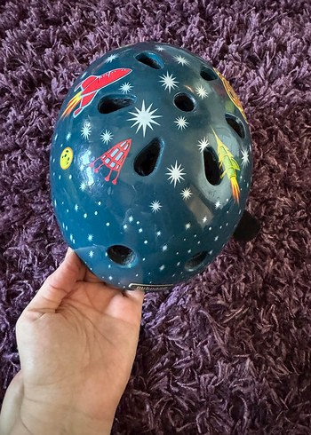 Desenli Çocuk Bisiklet Kaskı - Görsel 3