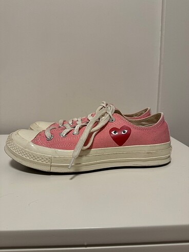 38 Beden pembe Renk Comme des garçons x converse