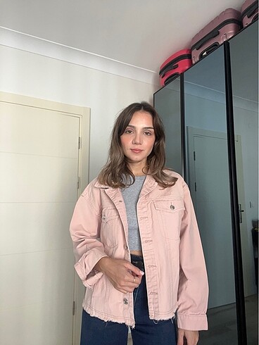 Bershka Bershka S Beden Pembe Ceket