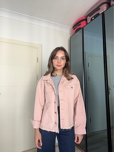 s Beden Bershka S Beden Pembe Ceket