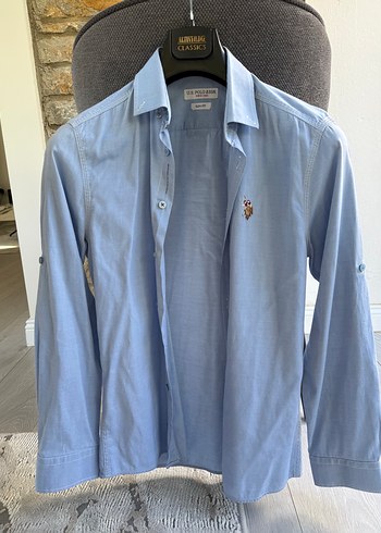 (Erkek) Polo xS Mavi Uzun Kollu Gömlek