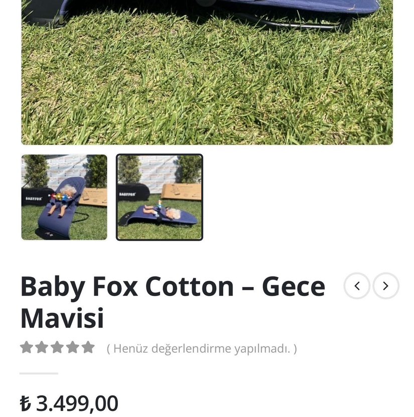 Babyfox Bebek Sallanan Ana Kucağı - Koyu Mavi - Görsel 5