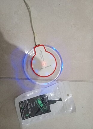 Micro USB kablosuz şarj seti