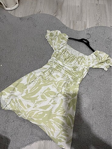 Zara astarlı yazlık kısa elbise
