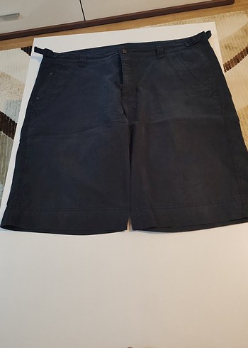 Düğmeli Lacivert Erkek Midi Kot Şort+hediye - Görsel 2