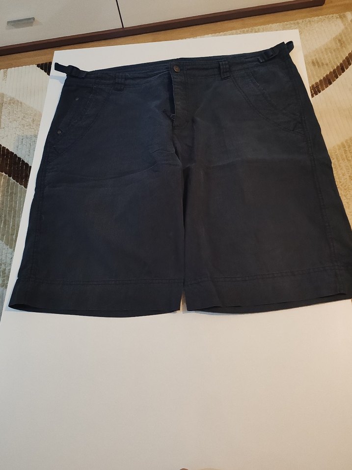 Düğmeli Lacivert Erkek Midi Kot Şort+hediye - Görsel 2