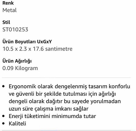  Beden siyah Renk Stanley cep çakı