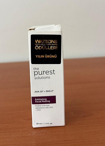 Diğer The Purest Solutions AHA+BHA Kırmızı Peeling Cilt Serumu 30ml