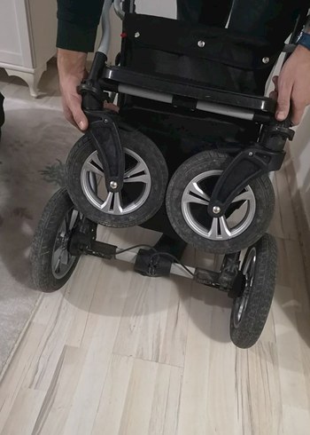 Siyah Çok Fonksiyonlu Bebek Arabası - Görsel 5