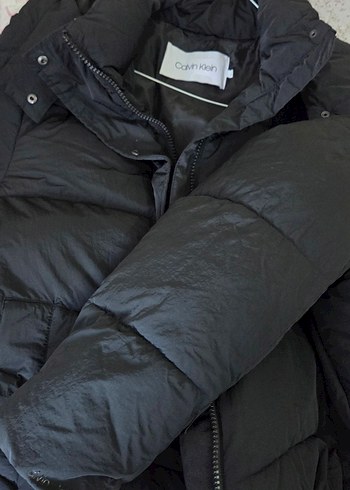 Calvin Klein Siyah Midi Kışlık Kadın Mont - Görsel 5