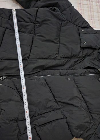 Calvin Klein Siyah Midi Kışlık Kadın Mont - Görsel 8