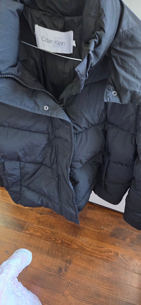 Calvin Klein Siyah Midi Kışlık Kadın Mont - Görsel 2