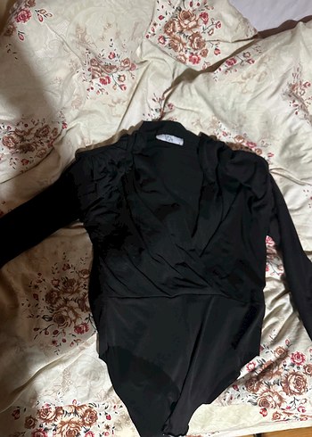 Uzun Kollu Siyah body - Görsel 2