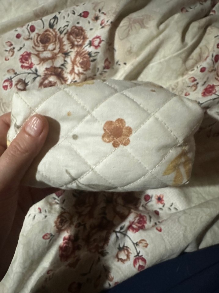 Nakışlı Beyaz Bohem Kadın Makyaj Çantası - Görsel 5