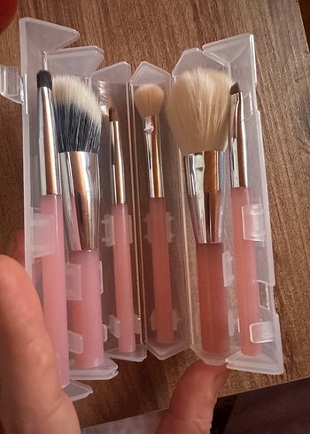 Seyehat boy Makyaj Fırçaları Seti - Görsel 2