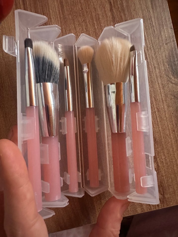 Seyehat boy Makyaj Fırçaları Seti - Görsel 2