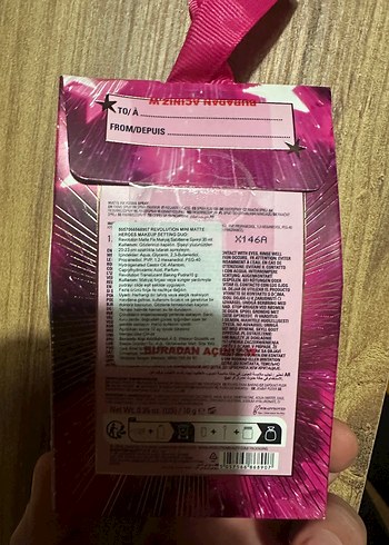 Revolution Mini Matte Sabitleyici ve Transparan Pudra - Görsel 4