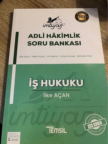 İmtiyaz İş Hukuku Soru Bankası 2024