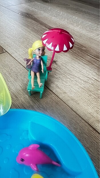  Beden Polly Pocket Kaydıraklı Havuz Eğlencesi