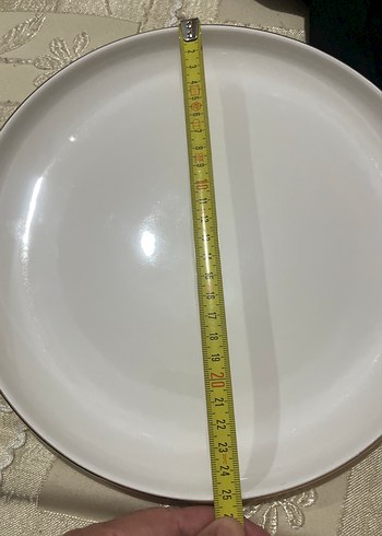 Beden beyaz Renk Karaca stream Servıs tabağı