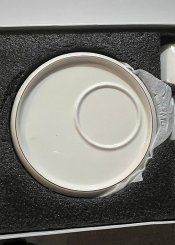 Beden beyaz Renk Karaca altı kişilik fincan