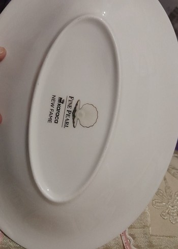 Karaca karaca inci 26 cm Oval Servis Tabağı gold