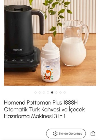 Beden Homend Pottoman Plus 1888H Otomatik Çay Makinesi