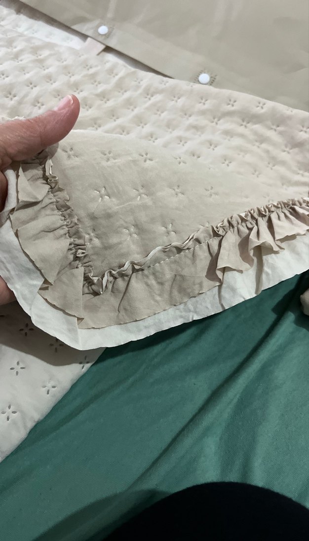 Karaca Çift kişilik yatak örtüsü çift kişilik istenirse tekte vr - Görsel 5