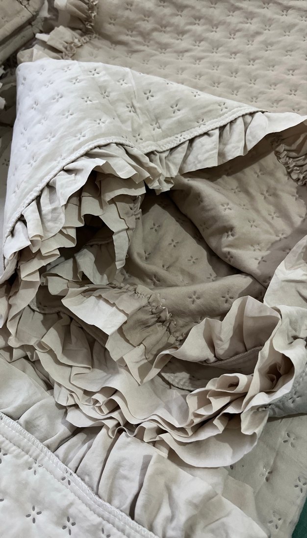 Karaca Çift kişilik yatak örtüsü çift kişilik istenirse tekte vr - Görsel 4