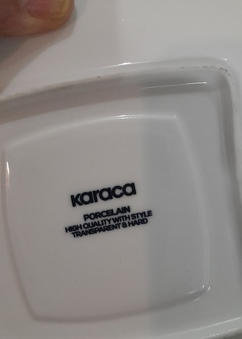 karaca 3 adet  perfect fincan tabagi - Görsel 2